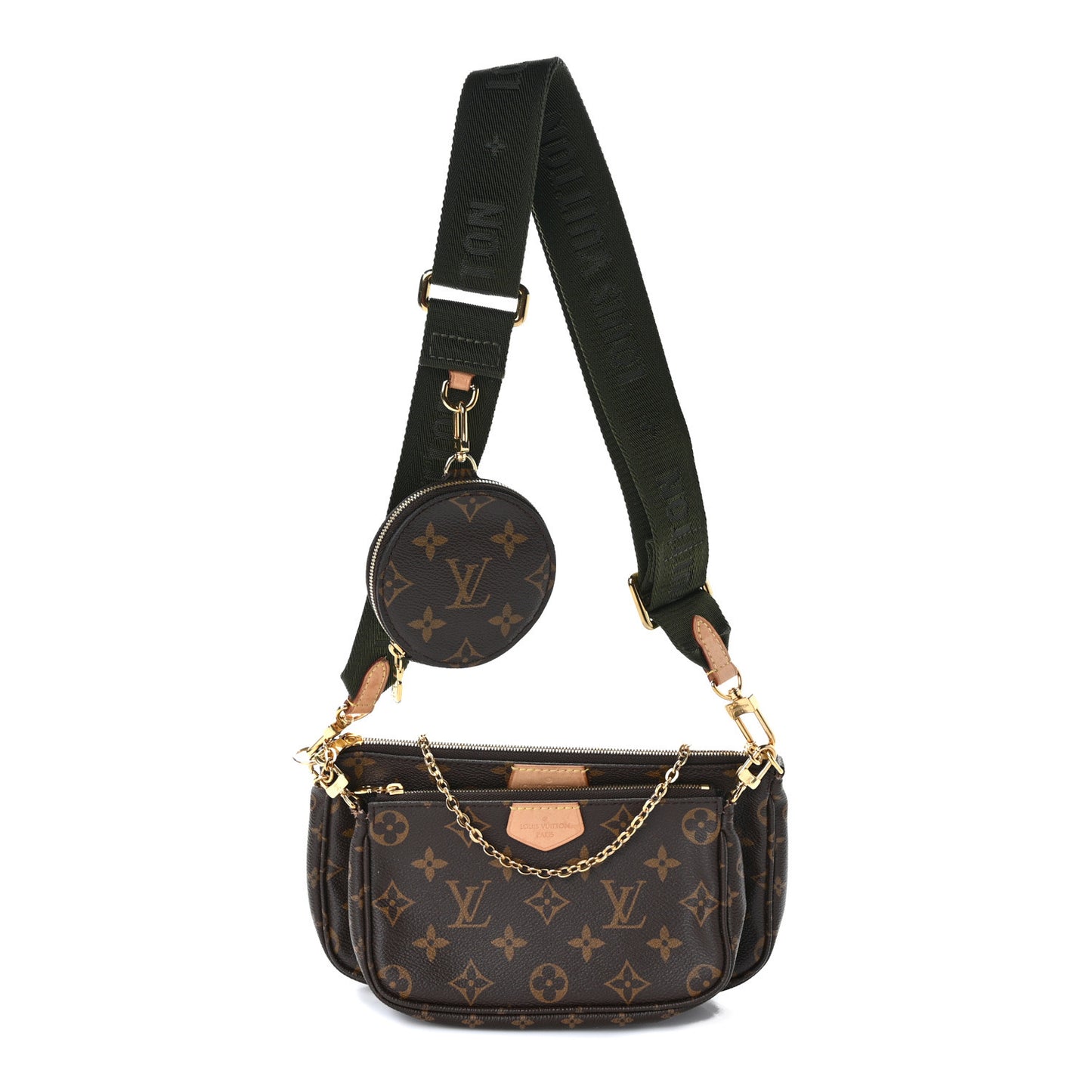 Monogram Multi Pochette Accessories Kaki