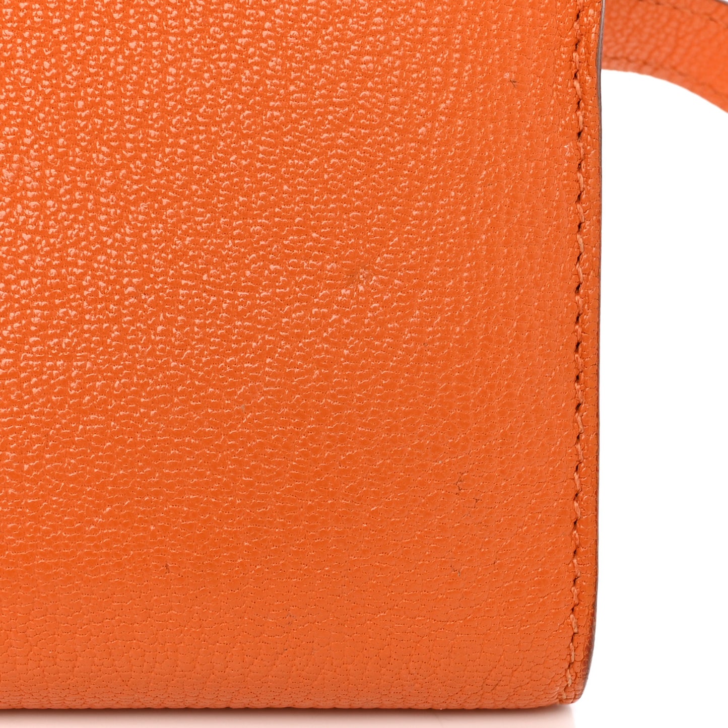 Chevre Mysore Kelly Longue Wallet Orange