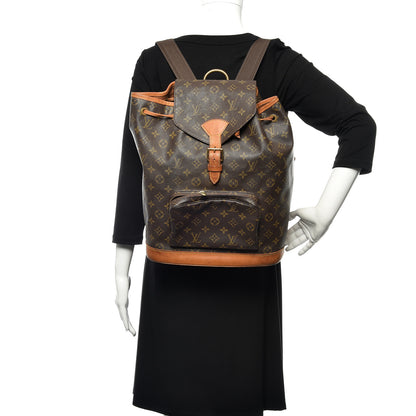 Louis Vuitton Monogram Montsouris GM Backpack 2 of 11