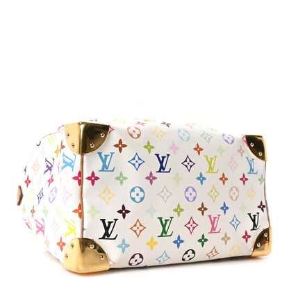 Louis Vuitton Monogram Multicolor Speedy 30 White 4 of 9