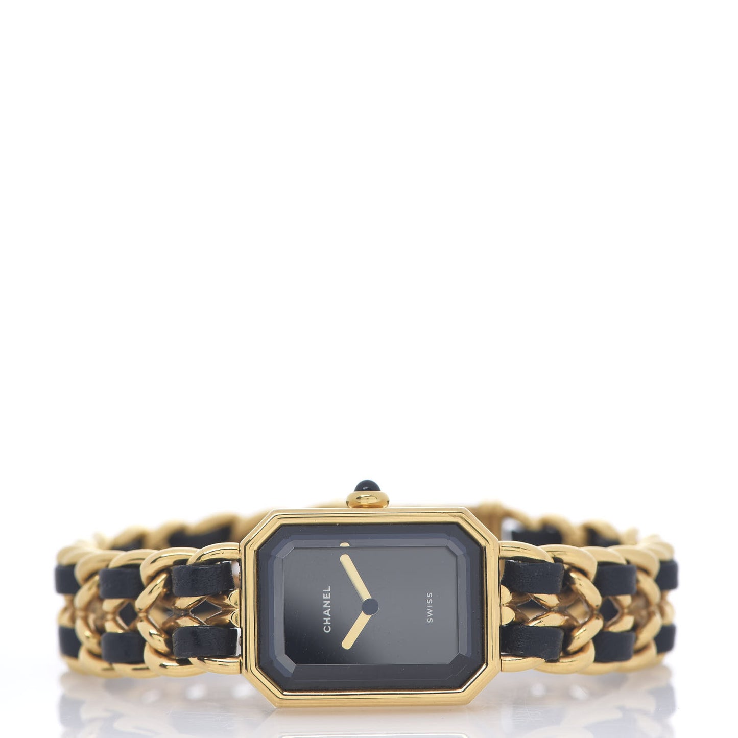 Stainless Steel Lambskin 20mm Chain Premiere Quartz Watch Gold L