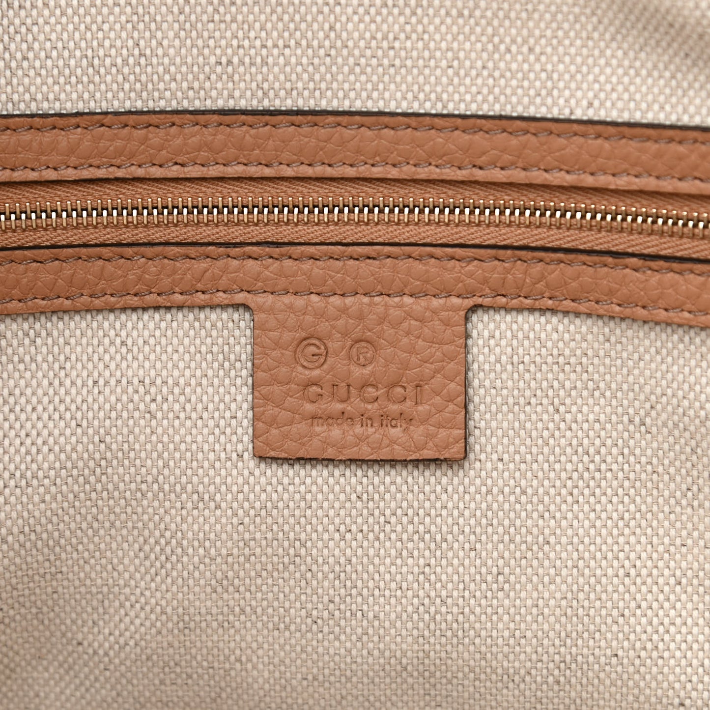 Pebbled Calfskin Medium Soho Chain Shoulder Bag Camelia