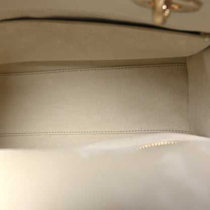 Christian Dior Lambskin Cannage Medium Lady Dior Ivory 5 of 10