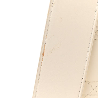 Christian Dior Lambskin Cannage Small My ABCDior Lady Dior White 11 of 11