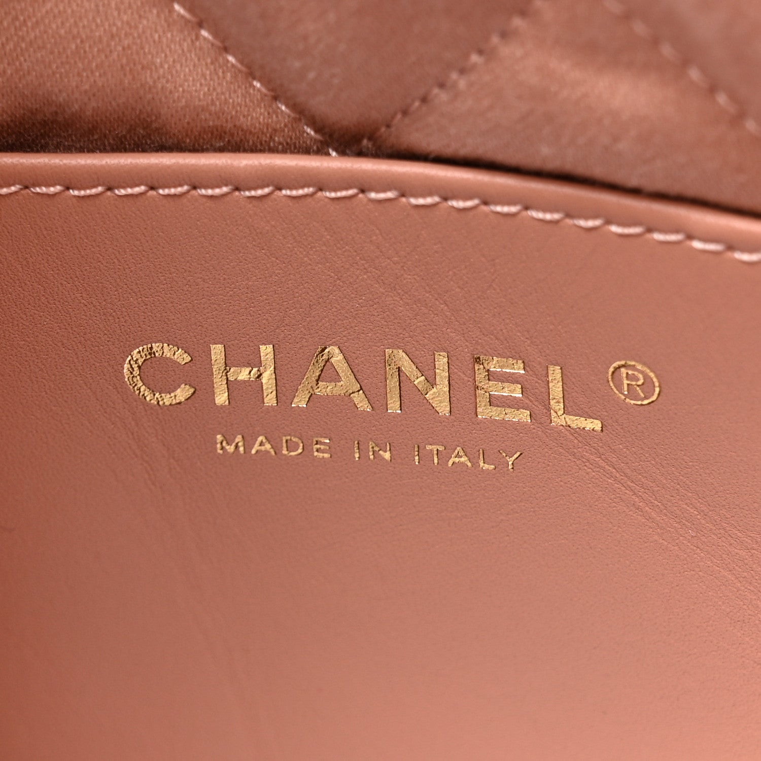 Chanel Metallic Calfskin Quilted Mini Chanel 22 Copper 6 of 10