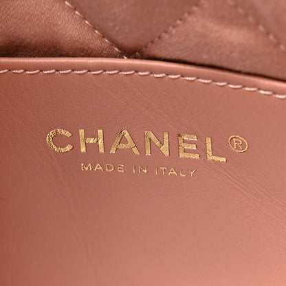 Chanel Metallic Calfskin Quilted Mini Chanel 22 Copper 6 of 10