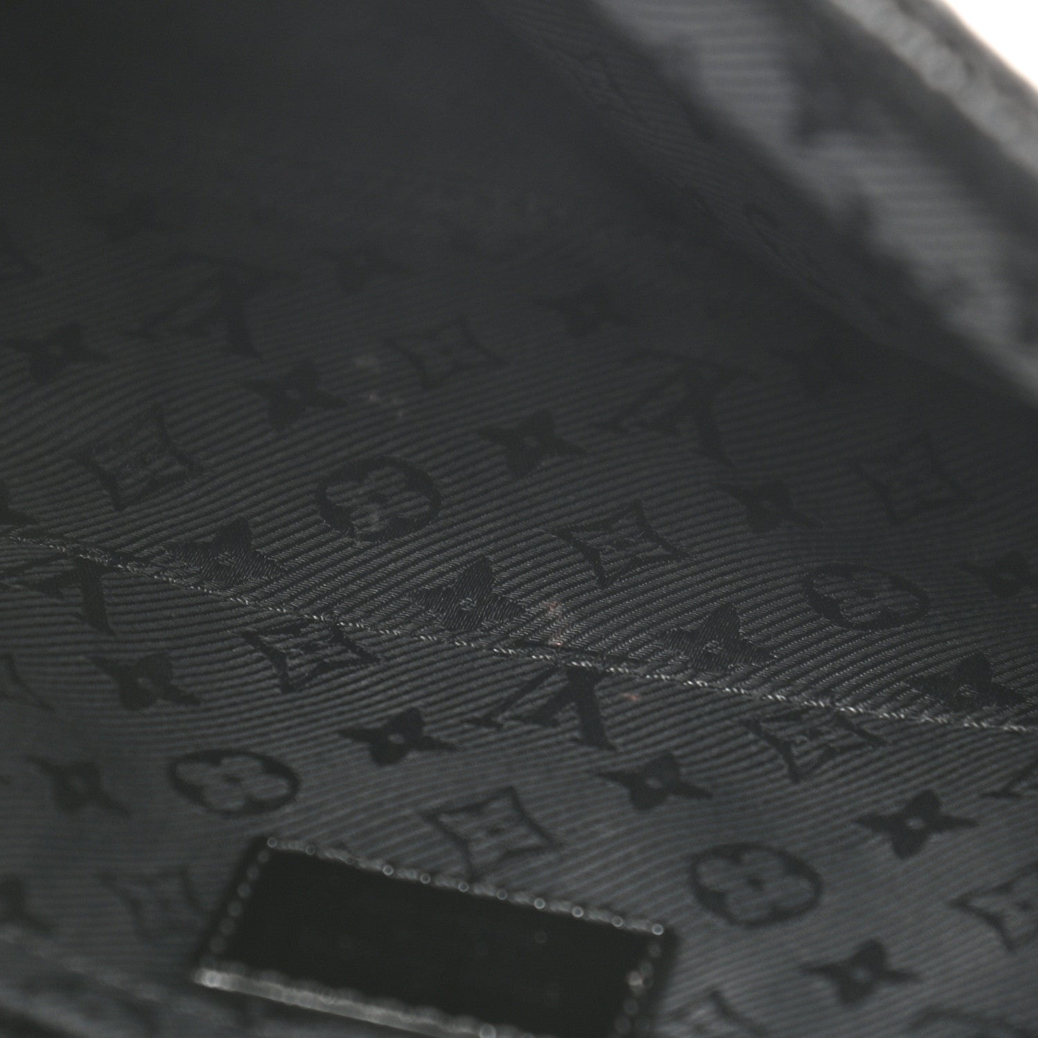 Louis Vuitton Calfskin Quilted Monogram Altair Clutch Black 10 of 10