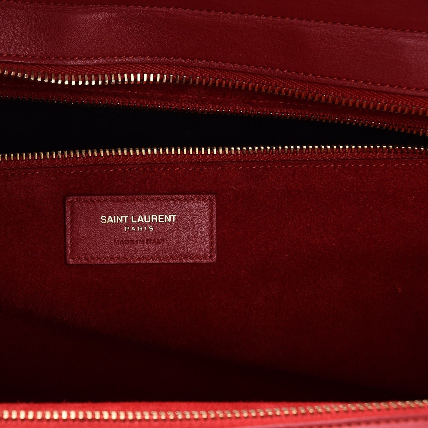 Calfskin Medium Rive Gauche Cabas New Red