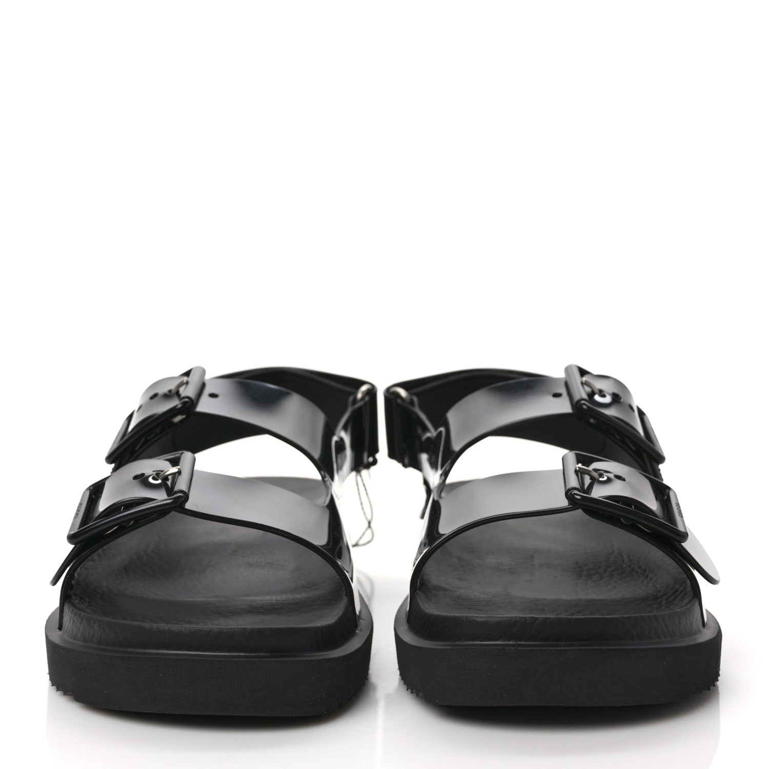 Gucci Rubber Mini Double G Womens Isla Dad Sandals 36 Black 2 of 8
