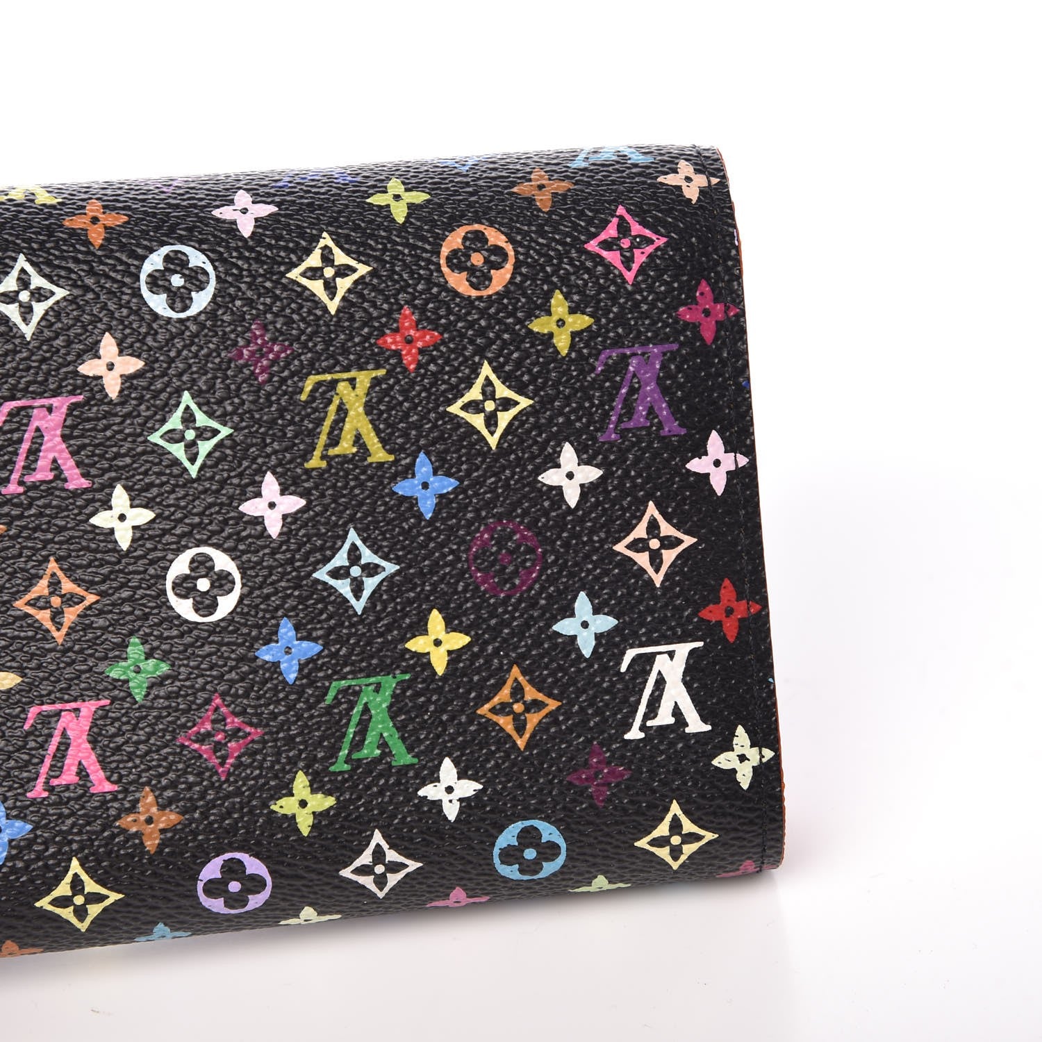 Louis Vuitton Monogram Multicolor Alexandra Wallet Black 8 of 10