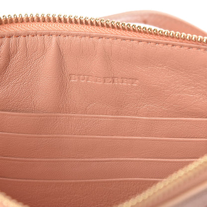 Burberry Patent Peyton Crossbody Clutch Bag Dusty Pink 6 of 10