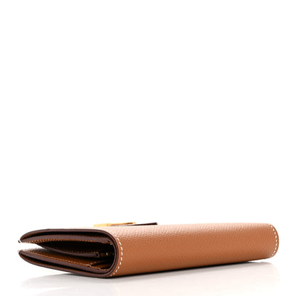 Hermes Epsom Bearn Compact Wallet Gold 4 of 8