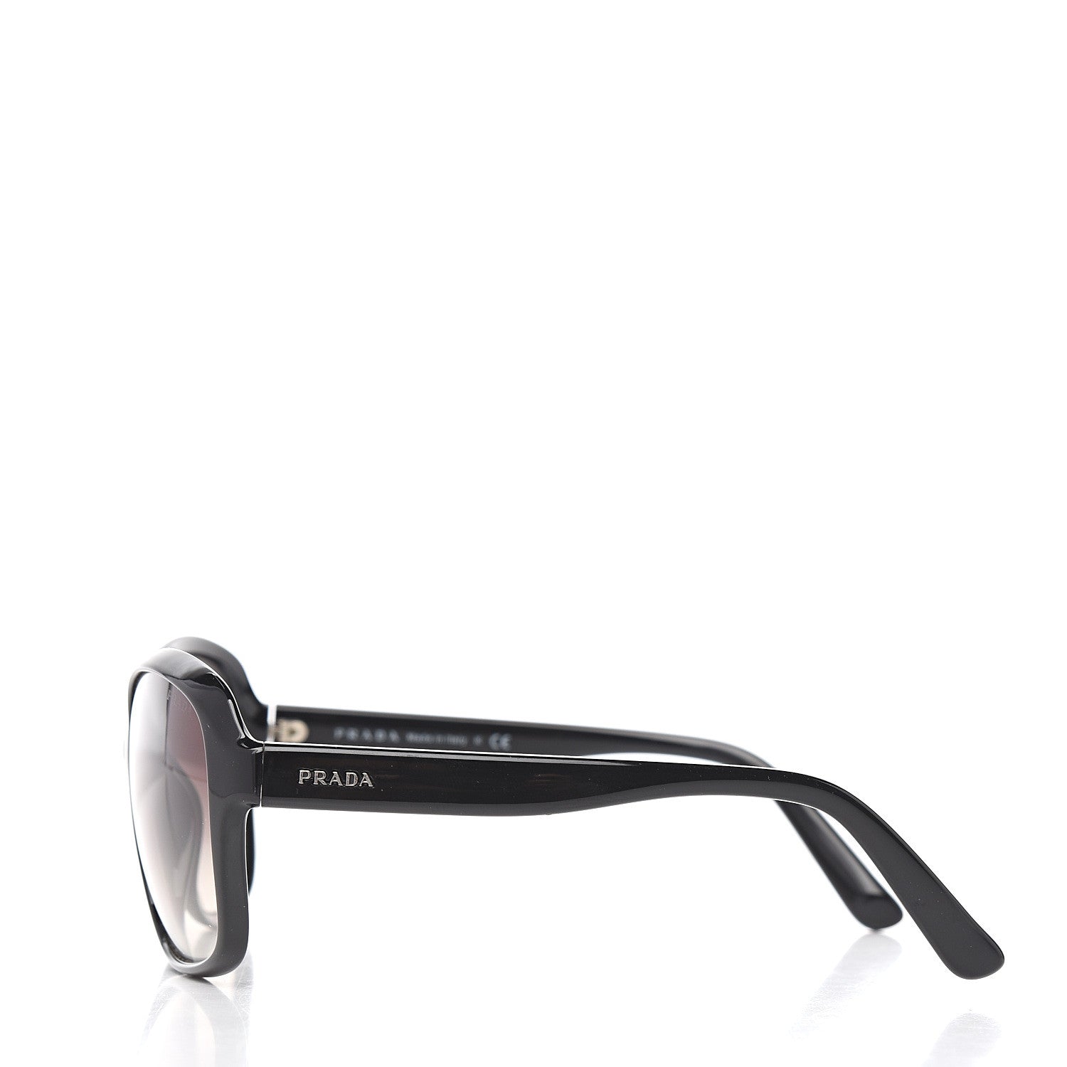 Prada Square Sunglasses SPR 18Q Black 3 of 6