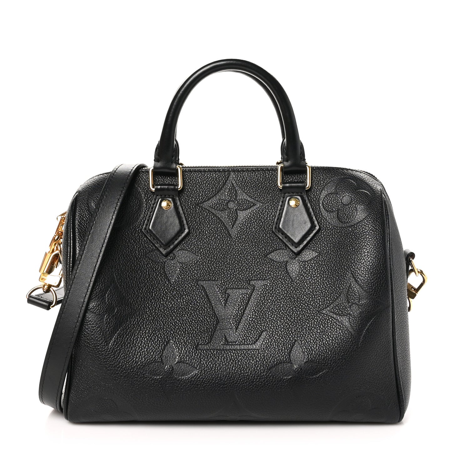 Empreinte Monogram Giant Speedy Bandouliere 25 Black