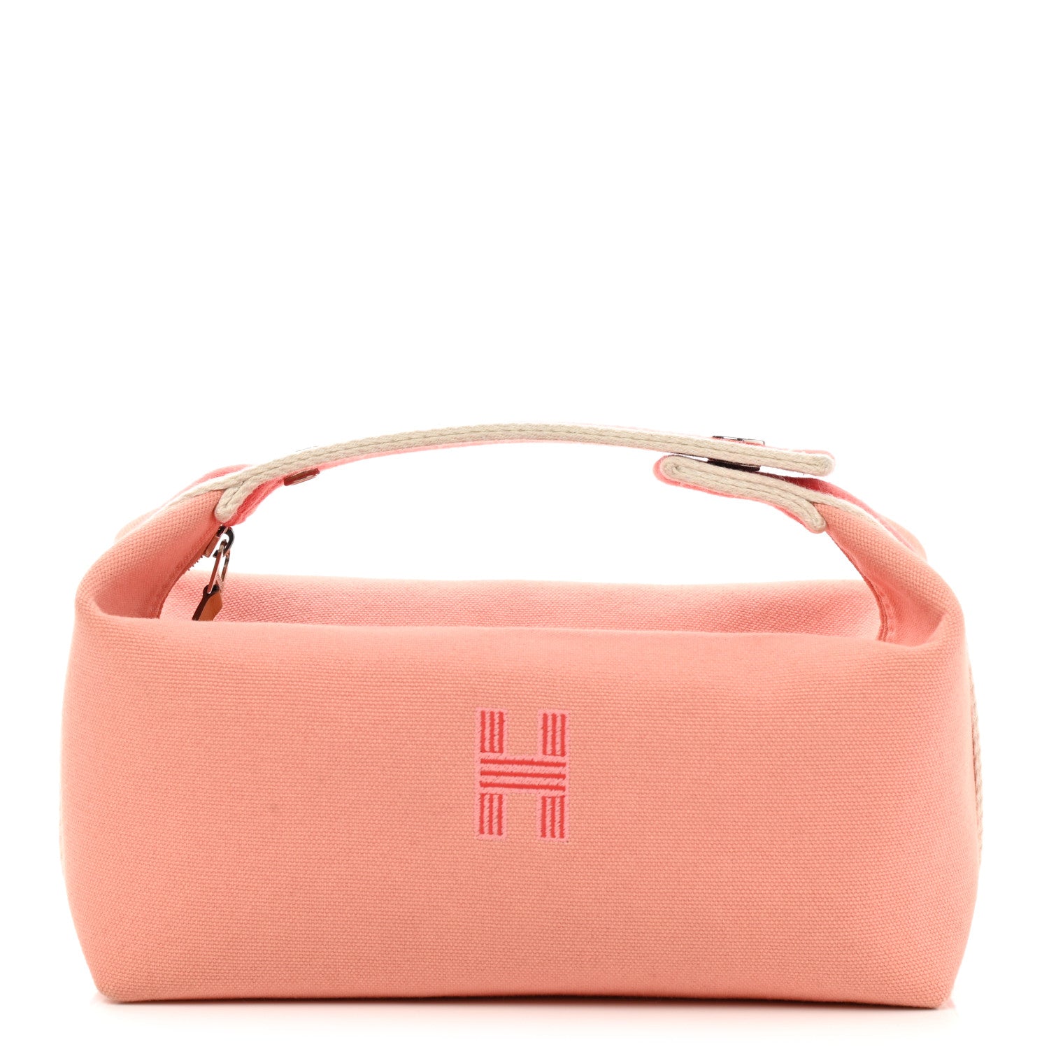 Hermes Canvas Small Bride-A-Brac Pouch Goyave 1 of 9