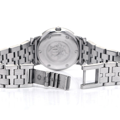 Hermes Stainless Steel 26mm Clipper Roman Quartz Watch 5 of 6