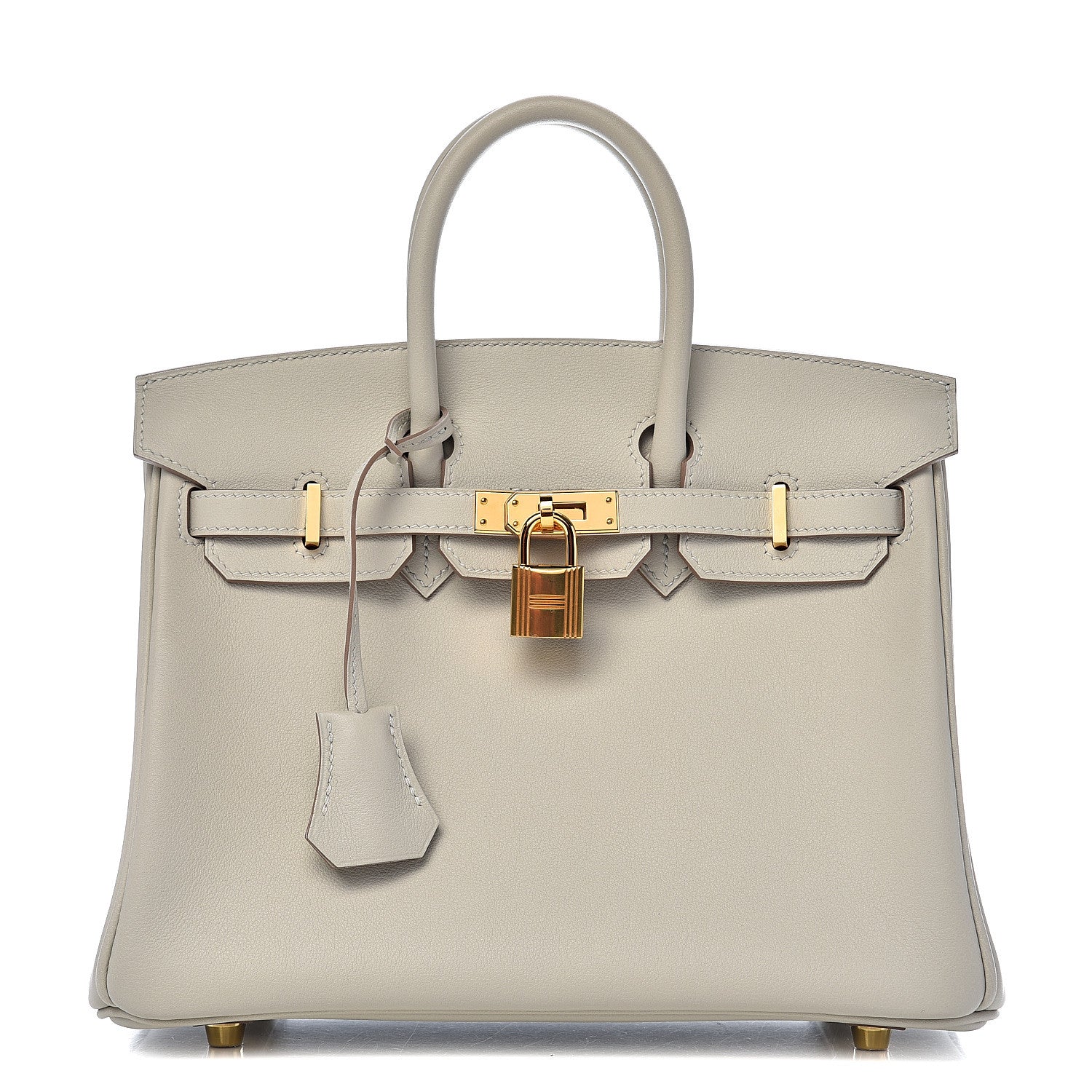 Hermes Swift Birkin 25 Gris Perle 1 of 33