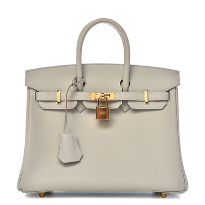 Hermes Swift Birkin 25 Gris Perle 1 of 33