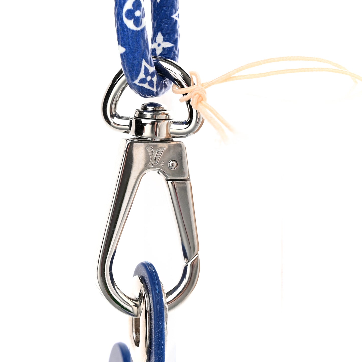 Monogram Silicone Louise Phone Holder Blue