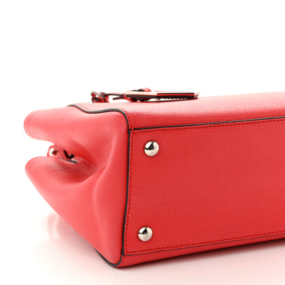 Fendi Vitello Elite Petite 2Jours Tote Papavero 8 of 10