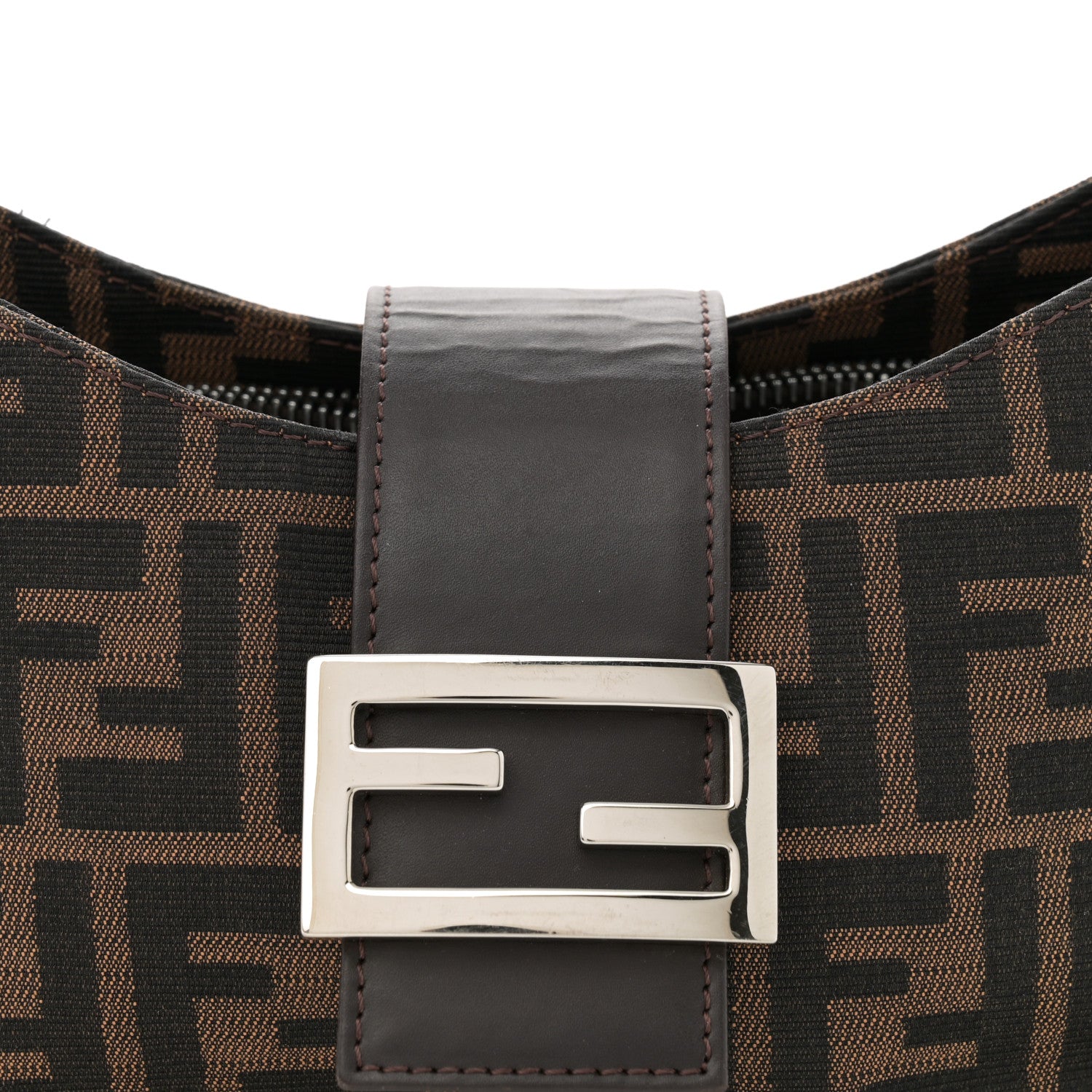 Fendi Zucca Shoulder Bag Tobacco 7 of 11