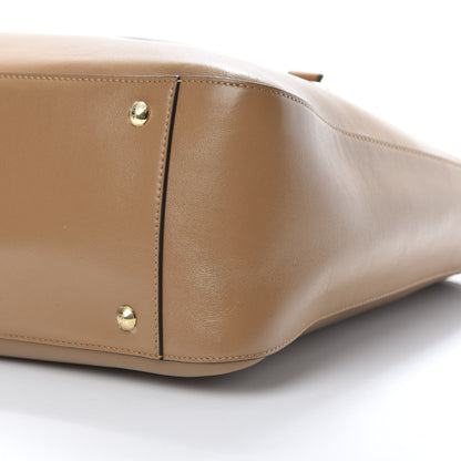 Fendi Vitello Glacier Medium FF Tote Nocciola 10 of 12