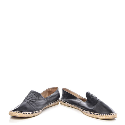 Chanel Lambskin CC Mens Espadrilles 45 Black 6 of 13