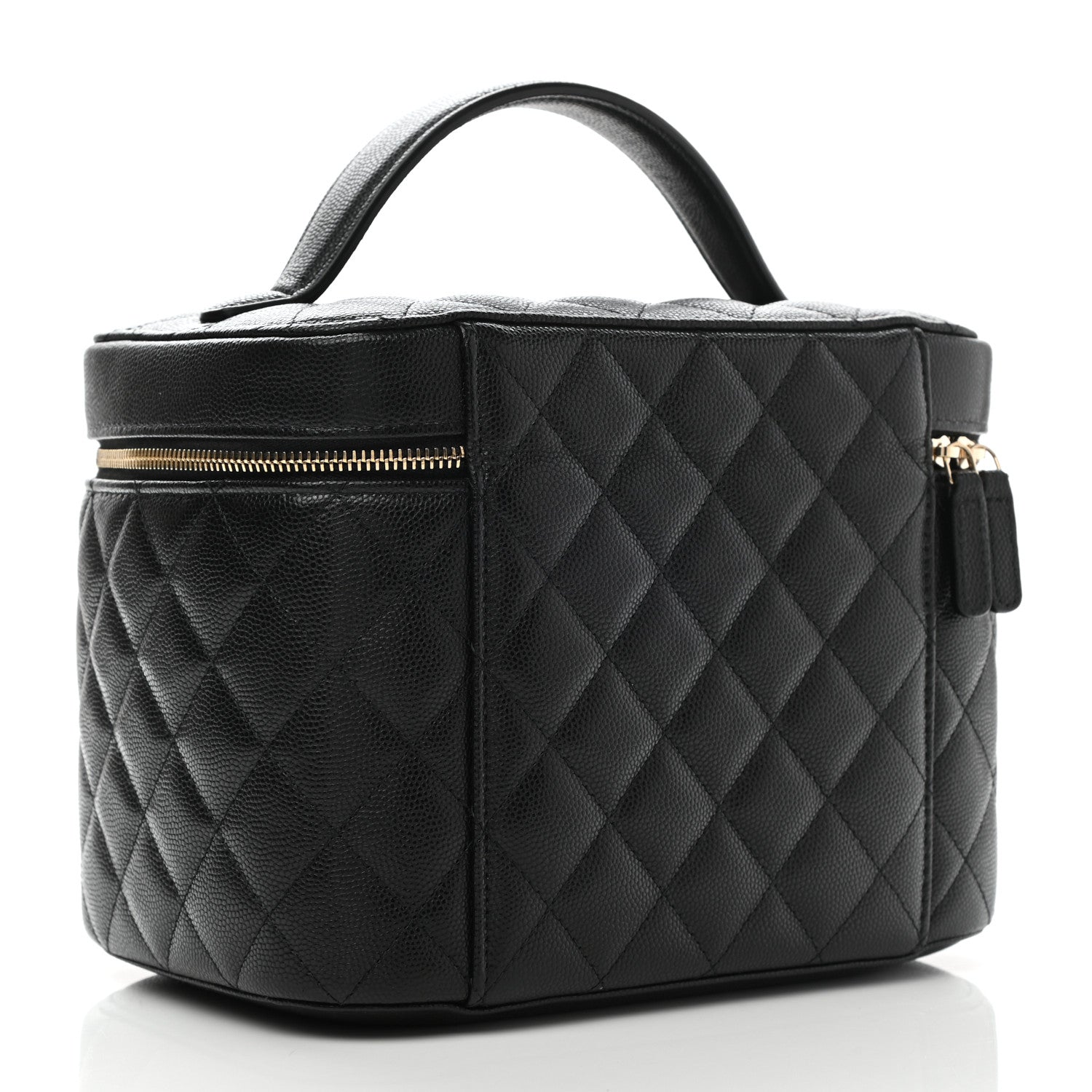 Chanel Caviar Quilted Large Vanity Pouch Black 3 of 10