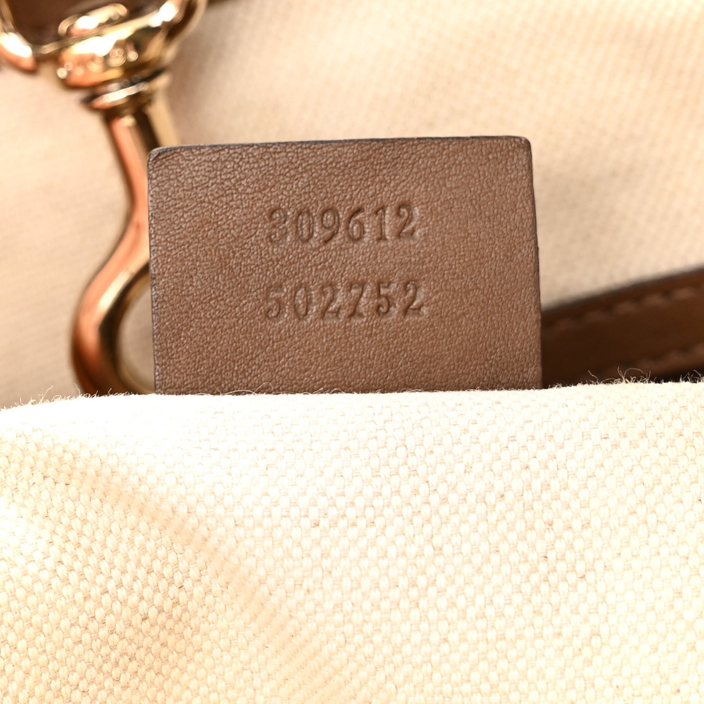 GG Supreme Monogram Medium Nice Tote Brown