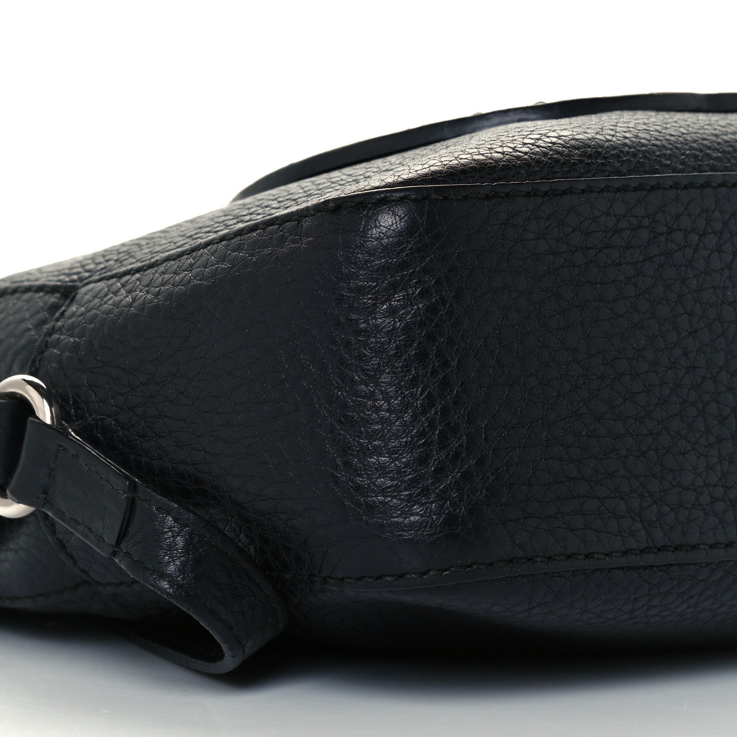 Gucci Pebbled Calfskin Studded Small Soho Disco Bag Black 10 of 11
