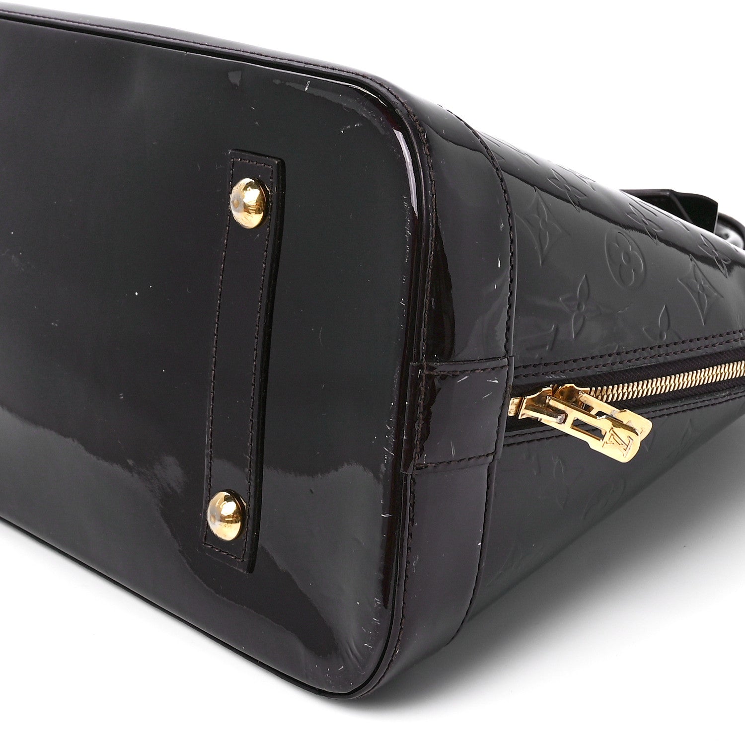 Louis Vuitton Vernis Alma GM Amarante 12 of 12