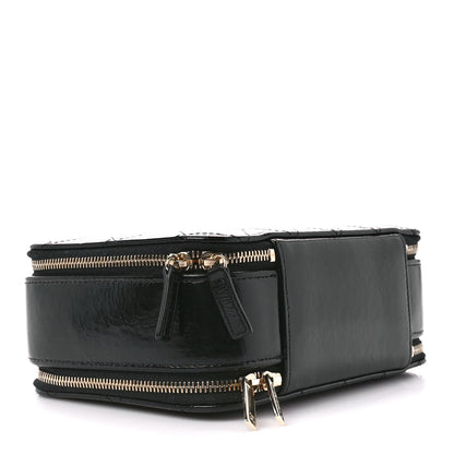Chanel Shiny Lambskin Quilted CC Vanity Case Black 4 of 12