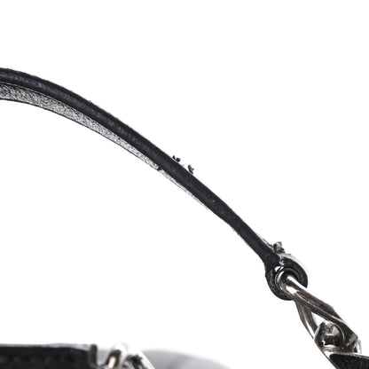 Saint Laurent Sheepskin Matelasse Chevron Monogram Large College Satchel Black 11 of 13