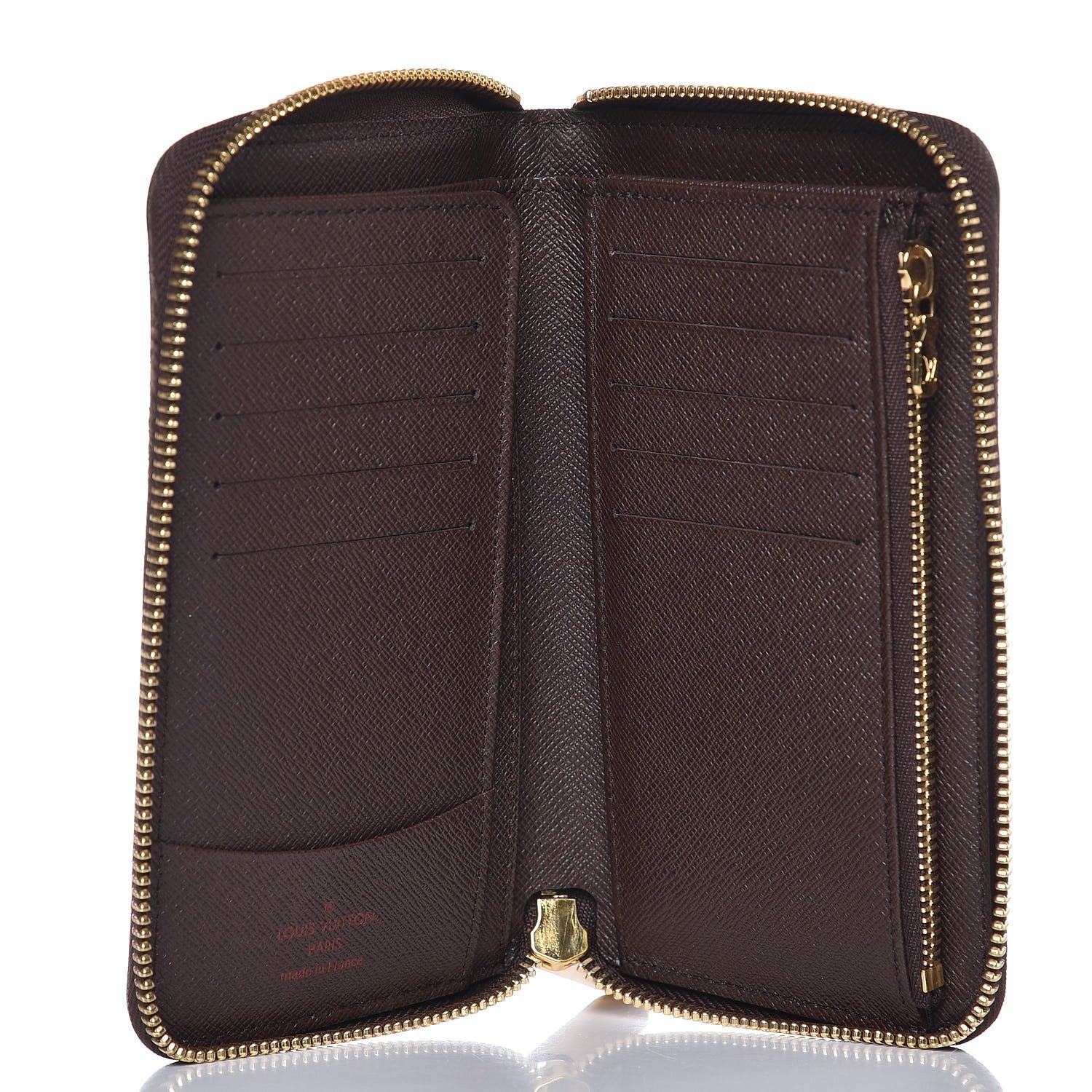 Louis Vuitton Damier Ebene Zippy Compact Wallet 5 of 8