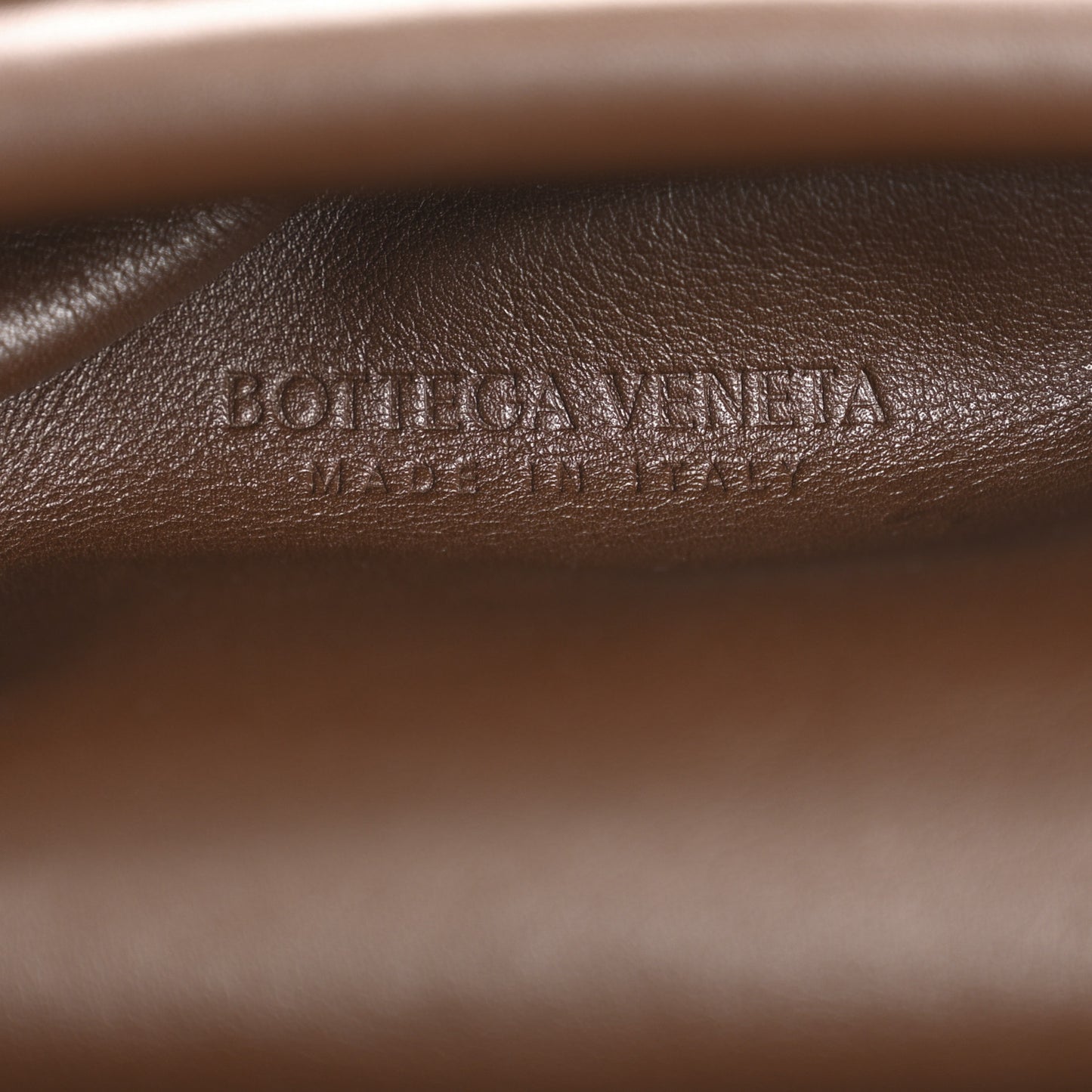 Smooth Butter Calf The Pouch Oversized Clutch Brownie