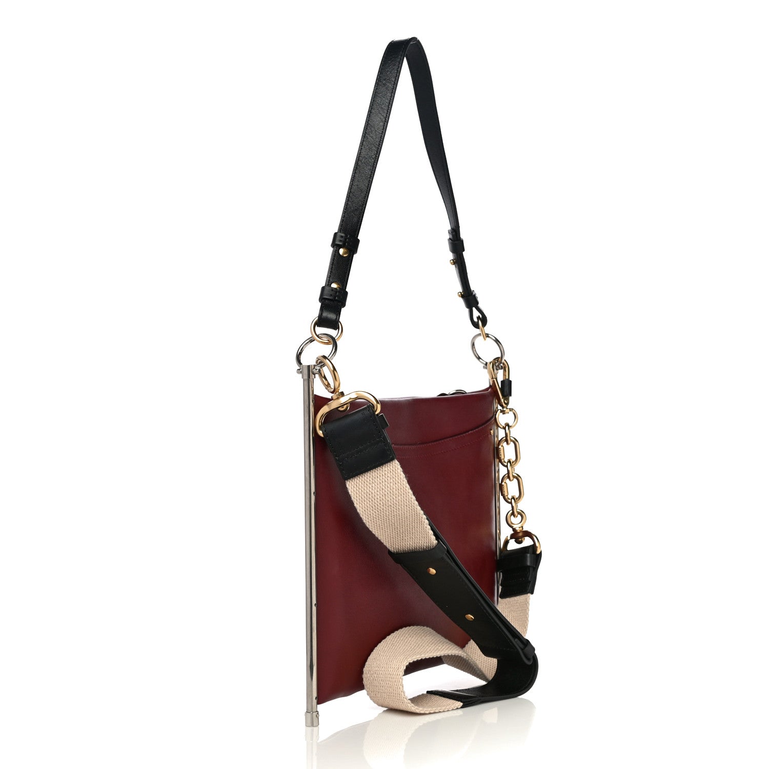 Chloe Smooth Calfskin Medium Roy Clutch Plum Purple 2 of 15