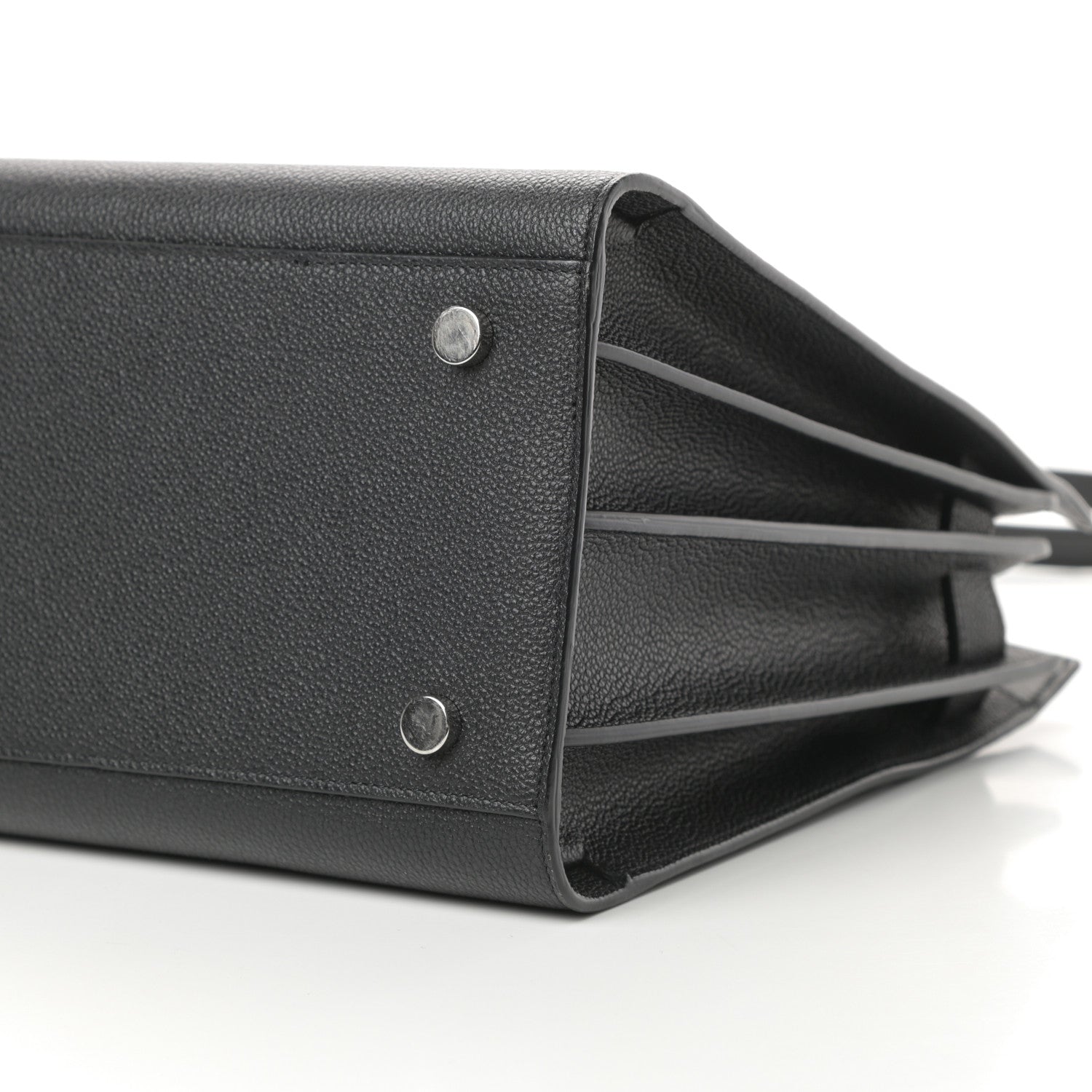 Saint Laurent Grained Calfskin Small Sac De Jour Black 10 of 11
