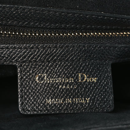 Christian Dior Grained Calfskin Saddle Bag Black 6 of 10