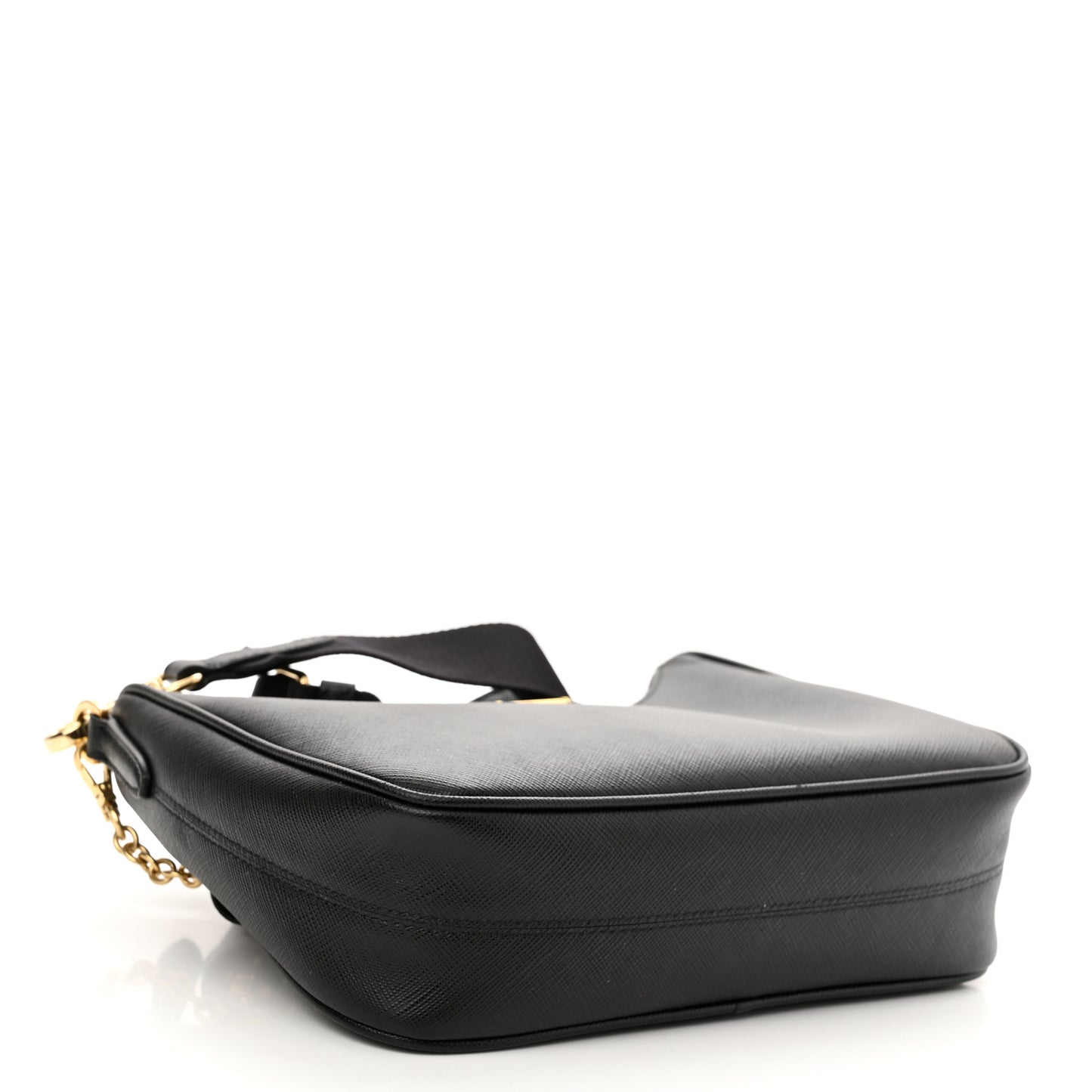 Saffiano Lux Re-Edition 2005 Shoulder Bag Black