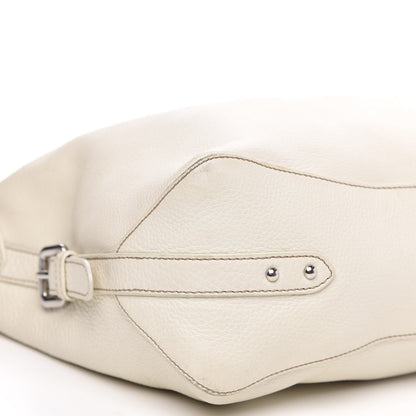 Prada Vitello Daino Hobo Bianco 8 of 12