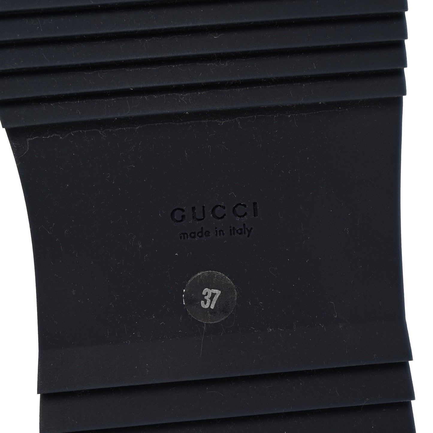 Monogram Criss Cross Platform Slide Sandals 37 Beige Blue