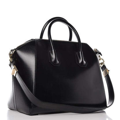 Givenchy Shiny Lord Calfskin Medium Antigona Black 3 of 9