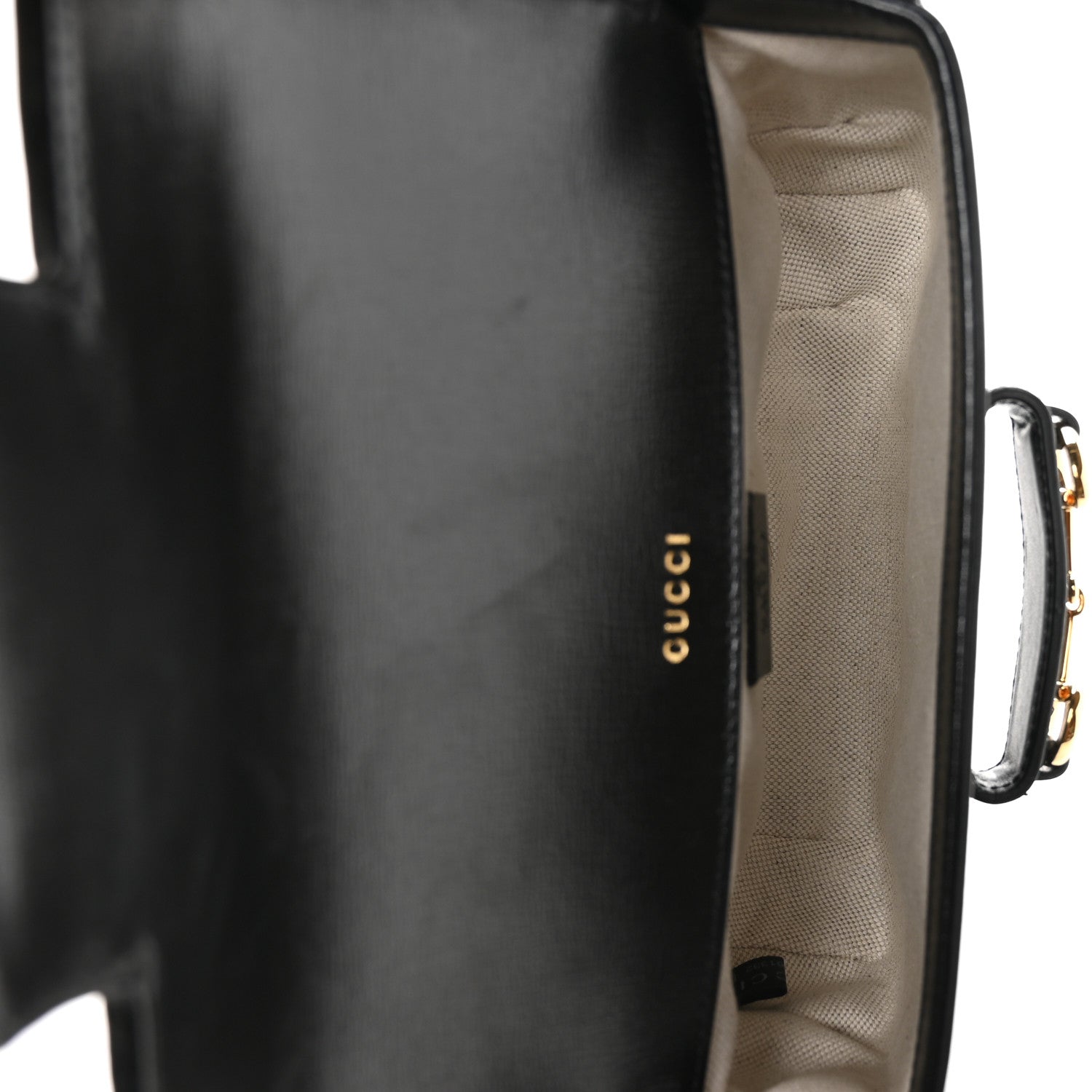 Gucci Azalea Calfskin Web Mini Horsebit 1955 Shoulder Bag Black 5 of 11