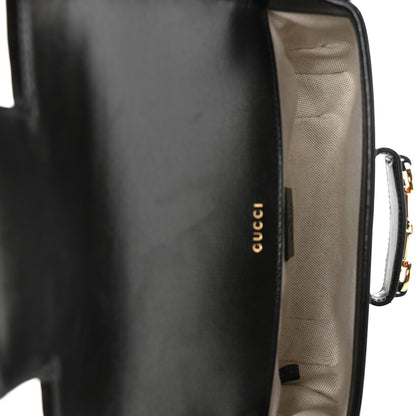 Gucci Azalea Calfskin Web Mini Horsebit 1955 Shoulder Bag Black 5 of 11