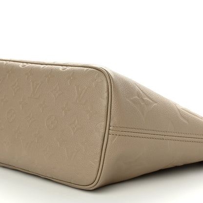 Louis Vuitton Empreinte Monogram Giant Neverfull MM Tourterelle 9 of 10