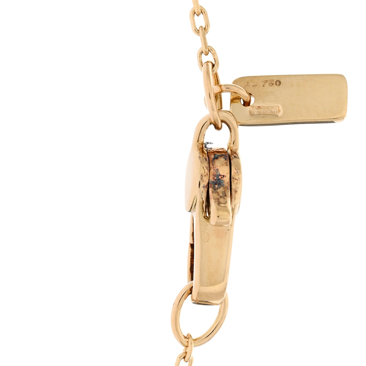 18K Yellow Gold Icon Twirl Pendant Necklace