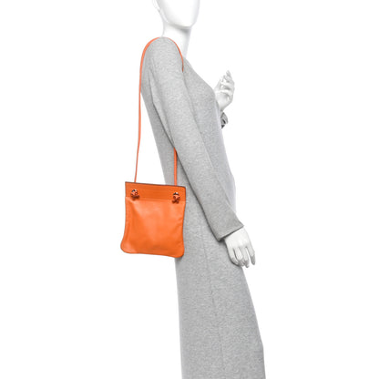 Hermes Milo Lambskin Swift Mini Aline Orange 2 of 10