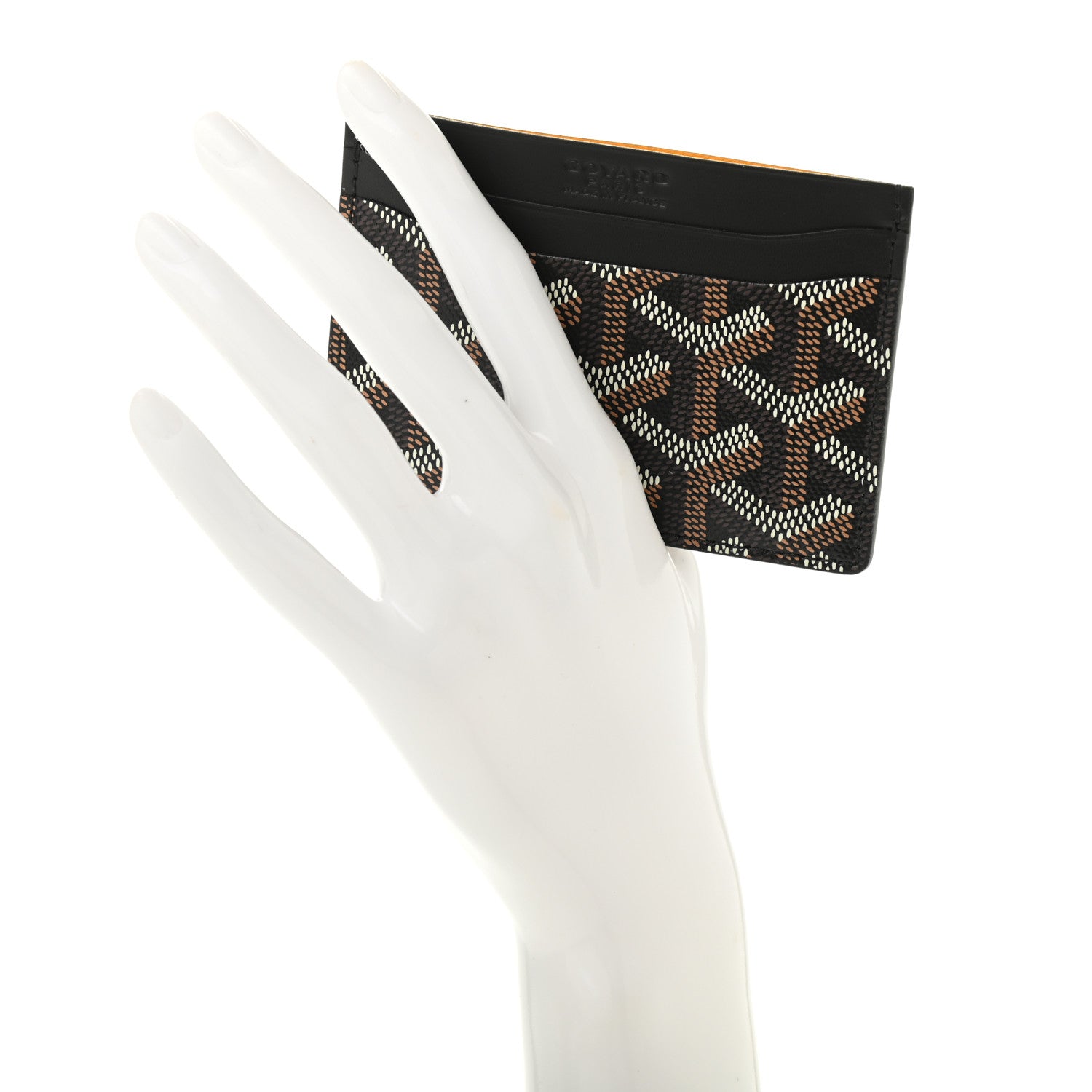 Goyard Goyardine Saint Sulpice Card Holder Black 2 of 7