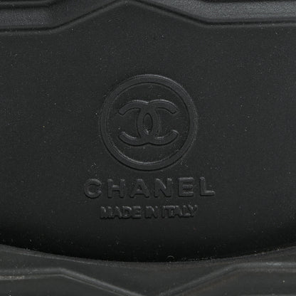 Chanel Oily Calfskin Star Quilted Biker Boots 37 Khaki 8 of 9