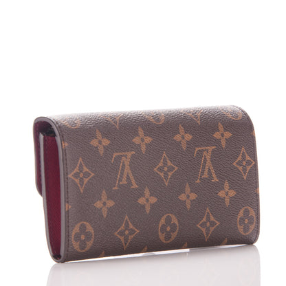 Louis Vuitton Monogram Emilie Wallet Fuchsia 3 of 6